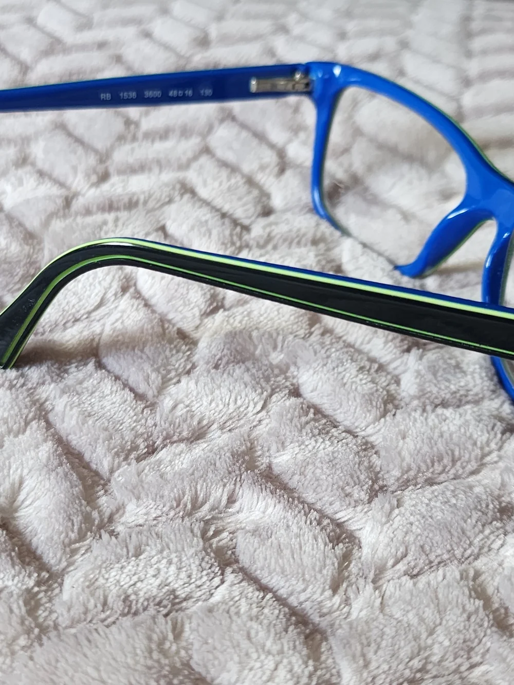 Ray-Ban Kids Junior Wayfarer Black & Blue Eyeglasses